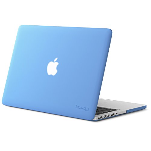 Kuzy Compatible with MacBook Pro 15.4 inch Case Model A1398 with Retina Display Soft Touch 15 inch Plastic Hard Shell Cover for Older MacBook Pro 15.4 inch, Serenity Blue