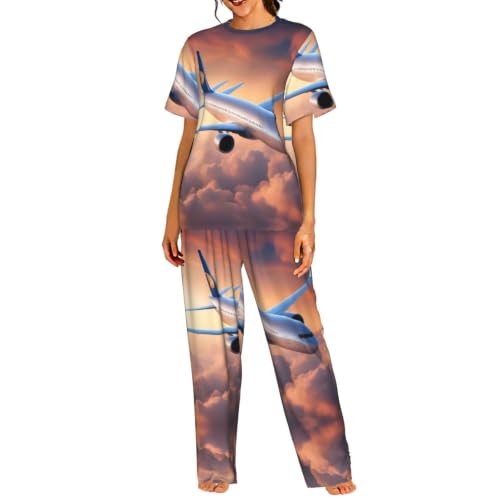 Pyjama 2 pièces femme avec pantalon long idéal pour vos moments cocooning