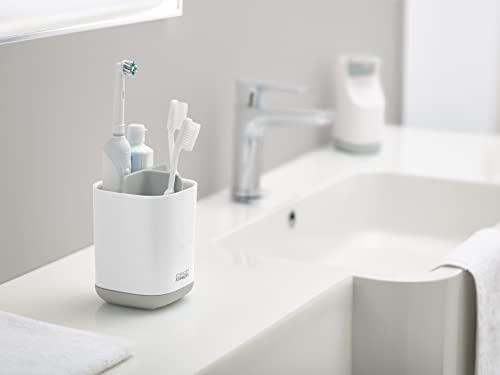 Joseph Joseph 70509 Easystore Toothbrush Holder Bathroom Storage Organizer Caddy, Small, Gray #TOP3