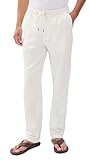 Rails Men's Callum Tall Drawstring Pants, Ecru, M