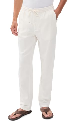 Rails Men's Callum Tall Drawstring Pants, Ecru, M