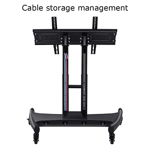 Soporte móvil para TV con ruedas, ajustable para 32-75 pulg miniatura 6