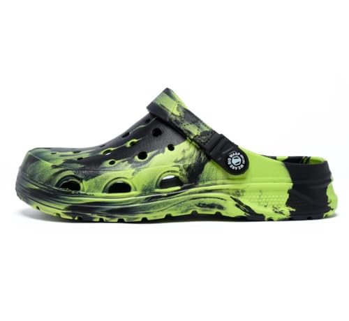 Image of Kids Boys&Girls Black Camouflage Clogs Children's Beach Shoes Classic Marbled Tie Dye Clog Little Kid