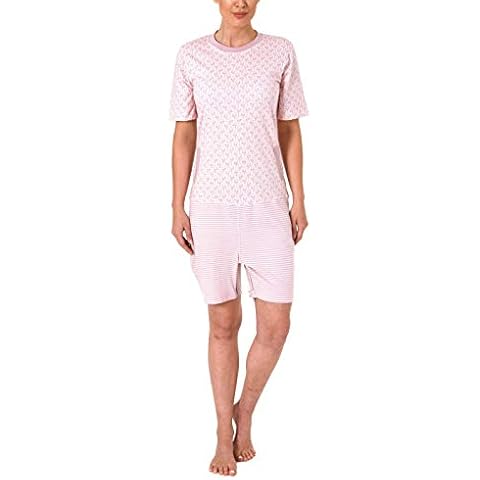 Normann Care Damen Pflegeoverall 1/2 Arm, mit Reißverschluss am Rücken und am Bein - 291 271 90 102, Farben:Rose, Größe:L Cover