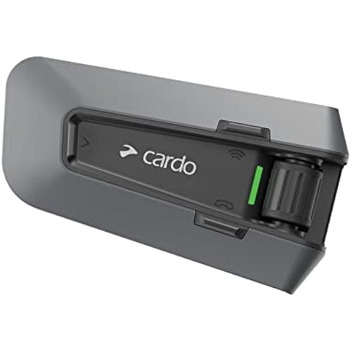 Cardo PACKTALK Edge Off-Road Vehicles ORV, Snowmobile, Side x Side, ATV Communication for Every Terrain - Duo Pack, Black
