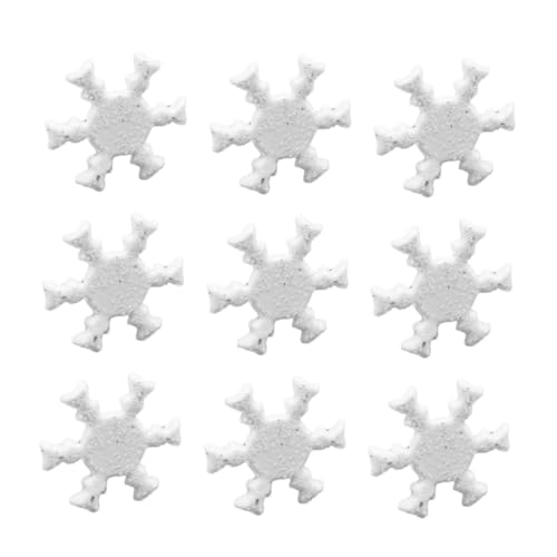 DOITOOL Retro Design Metal Snowflakes Brad Fasteners 50 Pcs Christmas Theme Brads for Cardmaking Decorations