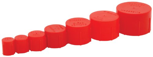 Allstar Performance Allstar ALL50800 Red Plastic Fitting Cap Kit