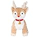 OHKIDS Red Nose Reindeer Stuffed Animal, 12.6 Inch Deer Fawn Plush Toy, Toddlers Small Baby Deer Animal Plushie, Christmas Party Soft Toy, Gift for Kids Boys Girls, Age 3+