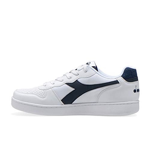 Diadora PLAYGROUND DEN, Sneakers Uomo, Bianco/Blu (Profondo), 40 EU