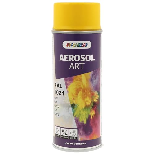 DUPLI-COLOR AEROSOL ART RAL 1021 Rapsgelb matt 400 ml - Sprühfarbe – Ansicht 1