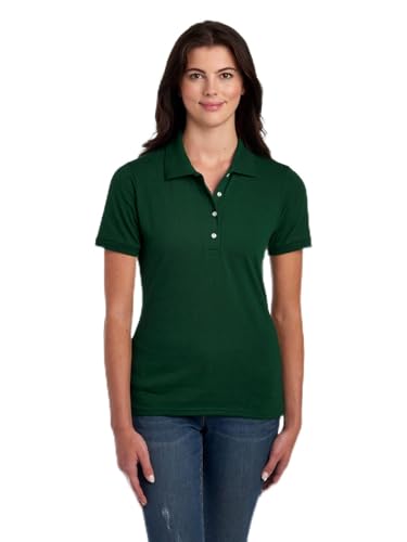 10 Best Polo Shirts for Women That Elevate Any Casual Outfit 6 Jerzees Women's Short Sleeve Polo Shirt