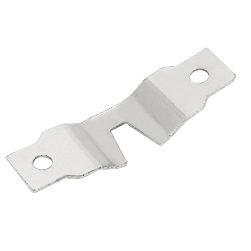 Image of Aexit 52mm x Nails, Screws & Fasteners 15mm Metal Double Hole Photo Picture Frame Hanging Hooks Picture Hangers Hangers 20PCS