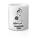 Yujuuu! | Taza cerámica Original Cine. Resistente 100% al microondas y lavavajillas. Taza con Mensaje Princesa Leía.