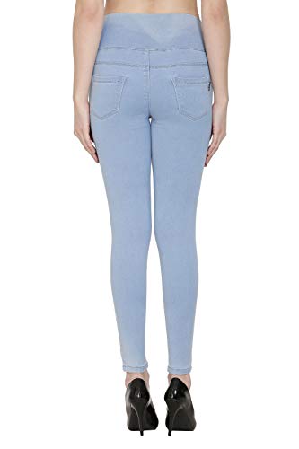 Image of Casual Slim fit Cotton Denim Jegging for Women