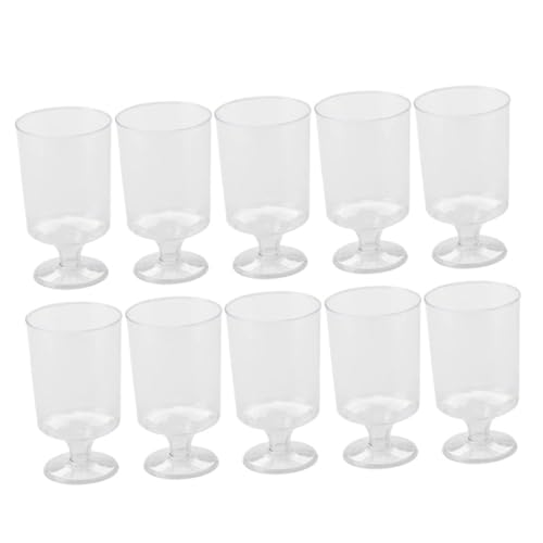 IMIKEYA 30個 プラスチック製デザートカップ 耐久性収納用ムース プリン容器 多用途パーティーケーキ保存カップ 飲食店向け 無臭材質