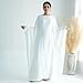 Women Muslim Abaya Dress 1Piece Bat Sleeve Islamic Maxi Robe Fashion Jilbab for Women Eid Kaftan Muslim Robe