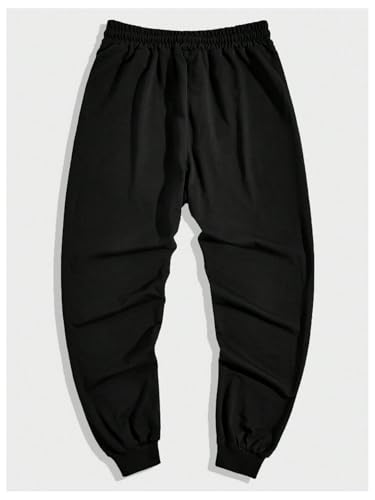 SHENHE Men's Graphic Drawstring Waist Casual Sweatpants Streetwear Goth Jogger Pants4