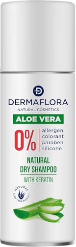 Dermaflora Dry Shampoo 200ml Colorant Free Paraben Free Silicone Free With Keratin & Aloe Refreshes Hair Between Washes Oil-Absorbing Spray for Clean & Volumised Hair