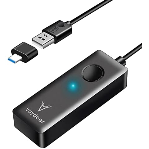 VAYDEER Undetectable Mouse Jiggler, Mouse Mover Device USB Port for Laptop, Driver-Free with ON/Off Switch, Auto PC Mouse Shaker Wiggler Clicker Simulate Mouse Movement to Prevent Computer from Sleep Cover