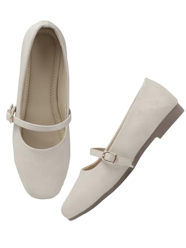 Image of TRYME Trendy Comfortable Mary Jane Ballet Bellies Shoes for Women and Girls