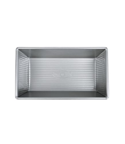 USA Pan 1145LF Bakeware Aluminized Steel 1.25 Lb Loaf Pan, Medium, Silver