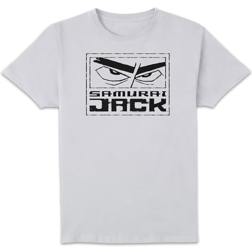 Samurai Jack Stylised Logo Men's T-Shirt - White S