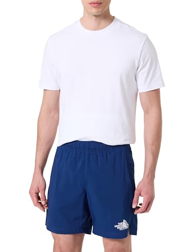 The North Face Men's 24/7 7In Graphic Reg Shorts, Estate Blue, M