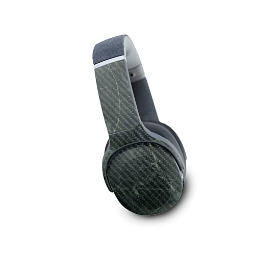 Image of MightySkins Carbon Fiber Skin Compatible with Skullcandy Crusher Evo Wireless - Green Marble | Protective, Durable Textured Carbon Fiber Finish | Easy to Apply | Made in The USA
