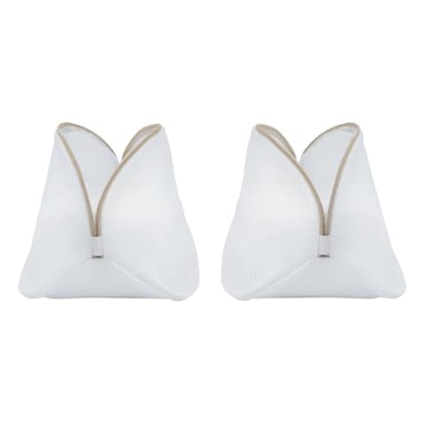 2pcs Mesh Popup Laundry Bags, 15.7’’ x 9’’ Shoe Washing Machine Bag, Multi-use Laundry Mesh Bags with Zipper for Sneakers, Bra Washing Bag Durable Travel Storage Organize Bag Cover