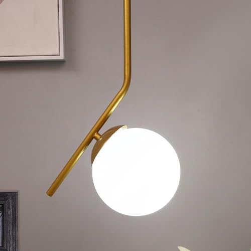 Image of Wall Lamp Chandelier Pendant Light, Home Decor for Bedroom, Living Room, Hallway, Cafe, Hotel, Restaurant (L Hanging LAMP with LED Bulb Pack of 1)