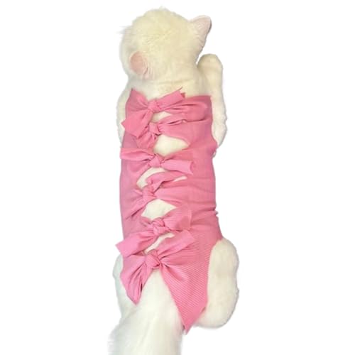 Weldphur Tuta per il recupero del gatto da donna, traspirante, post chirurgico, morbida tutina per prevenire ferite e leccare gli animali domestici, per la cura della casa