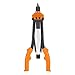 VEVOR Rivet Nut Tool, 16 inch Rivnut Tool Kit with 13PCS Metric and SAE Mandrels, 186PCS Rivet Nuts, Semi-auto Retraction, M3, M4, M5, M6, M8, M10, M12, 1/4-20, 5/16-18, 3/8-16, 1/2-13, 8-32, 10-24