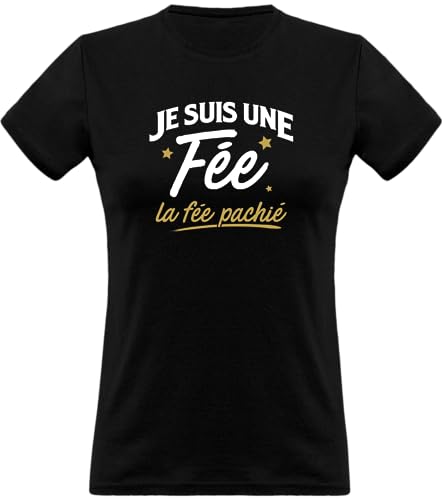 T-shirt femme fée rigolo, vêtement idéal pour un style décontracté