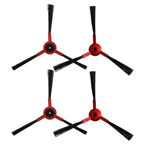 Lecreatekit Lot de 4 brosses latérales compatibles avec aspirateur robot Haier HSR - Pièces de rechange pour nettoyage des coins profonds et des bords