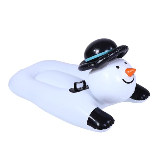 Tube à neige gonflable Bonhomme de Neige Naroote grand traîneau de ski