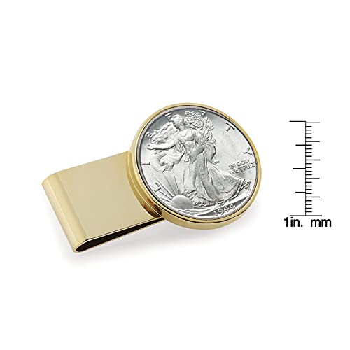 American Coin Treasures Walking Liberty Silver Half Dollar Coin Money Clip2