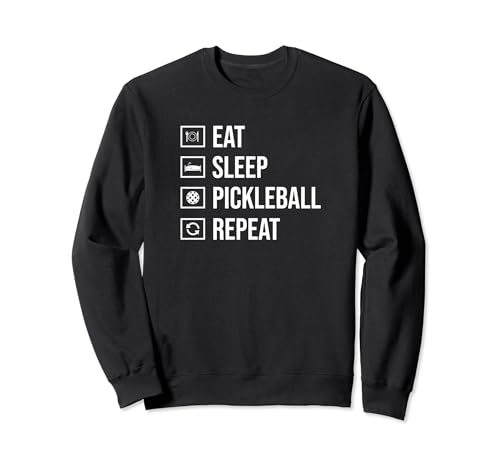 Eat Sleep Pickleball Repeat Pickleball Gift Pickleball Cita Sudadera