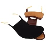 y transpirable: confeccionadas con algodón y piel de oveja, estas almohadillas para la mejilla y la barbilla de algodón para violín ofrecen una comodidad y transpirable, minimizando el sudor y la irritación de la piel durante ensayos largos, soporte de barbilla simple, accesorios para instrumentos musicales