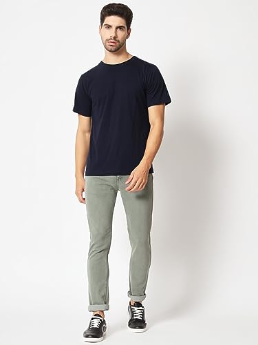 Image of KARGEENS Men Kargeens Men's Jeans Pant Slim Fit Stretchable Casual Wear Low Rise Cotton Blend Denim