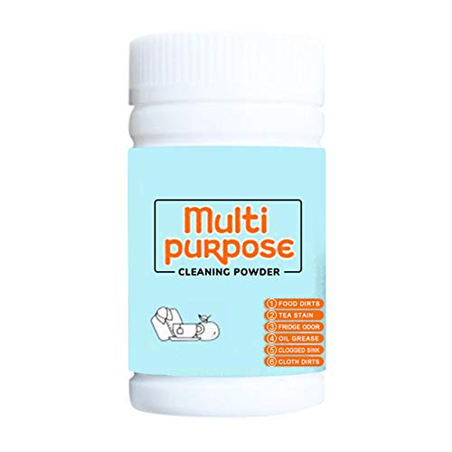Nettoyant en poudre Grease Away,poudre de nettoyage multifonctionnelle pour vêtements de Détachant polyvalent pour nettoyer les ustensiles de cuisine/éliminer les odeurs,sans odeur chimique irritante
