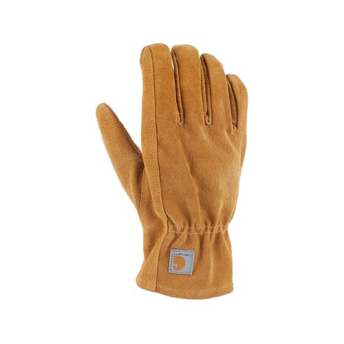 Carhartt Mens Leather Open Cuff Glove Barley X-Large