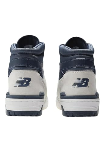 New Balance - Turnschuhe 650 aus Leder, weiß-dunkelblau (12) – Ansicht 4