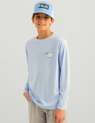 HUK Kids Pursuit Pattern Long Sleeve Shirt, Fishing Shirt for Kids2