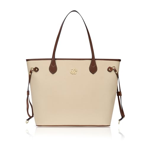 Image of Lavie Signature Women's Canva 15 Inch Laptop Tote Handbag | Tote Bag for Work | Ladies purse | Stylish Shoulder Bag | Gift for Women