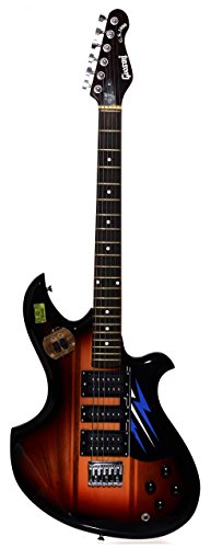 Givson GS 1000, 6-Strings, Electric Guitar, Right-Handed, SunBurst, With Cusion Cover/Bag