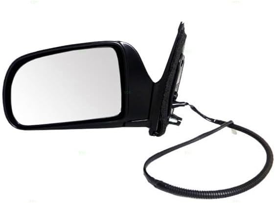 Brock Replacement Drivers Power Side View Mirror Ready-to-Paint Compatible with 1998-2003 Sienna Van 87940-08040