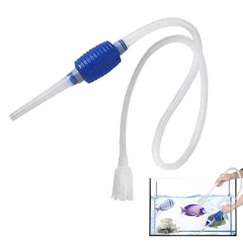 Aquarium Changer l'eau,Aspirateur Aquarium,1.4m Changeur d'eau pour Aquarium,Pompe pour Nettoyage Aquarium,Pompe Aspirateur à Siphon Manuel de Nettoyage,Pour...