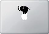 Elephant Balancing Act - Macbook or Laptop Vinyl Decal (3.5