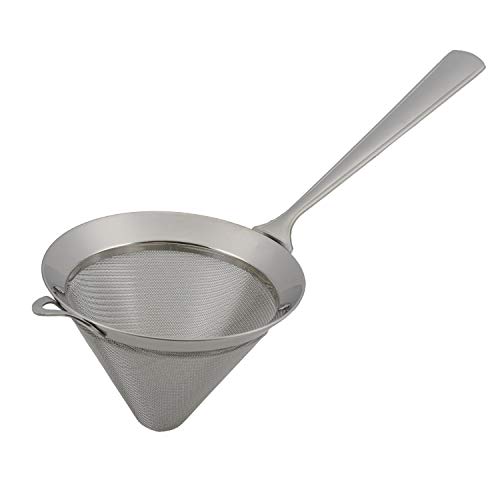 PIAZZA Colador de red cónico – de acero inoxidable – 12 cm