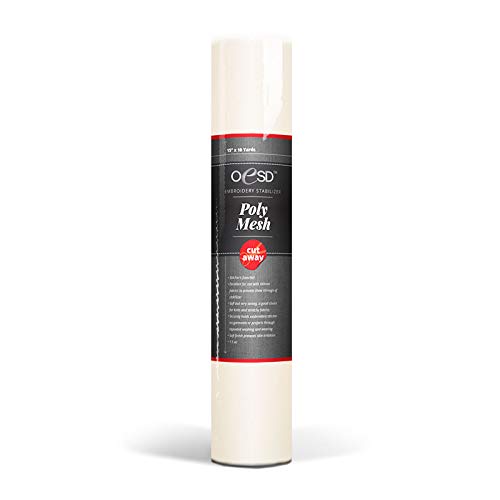 OESD Polymesh Cut Away Embroidery Stabilizer 15" x 10 Yd Roll